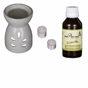 Mr.Aroma Handcrafted AK-97 Antique Diffuser Burner + 2 Tealight + Oil of choice