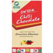 buy Organic Wellness Chilli Couverture Chocolate with Dried Lemon Peel in Delhi,India