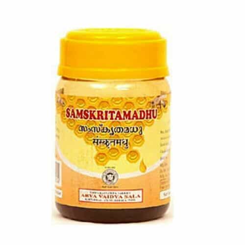 buy Arya Vaidya Sala Samskritamadhu / Honey Good For Health 250gm in Delhi,India