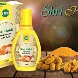 IMC Herbal Shri Haldi / Turmeric Curcumin Drops with Kesar 20ml
