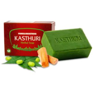Pankajakasthuri Kasthuri Herbal Soap 75gm (Pack of 4)