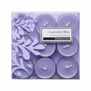 Rosemoore Scented Tea Lights Lavender Blue Candles