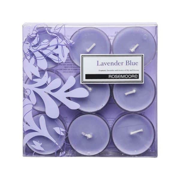 buy Rosemoore Scented Tea Lights Lavender Blue Candles in Delhi,India