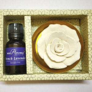 Mr. Aroma French Lavender Aroma Plate Flower Diffuser