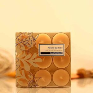 Rosemoore Scented Tea Lights White Jasmine Candles