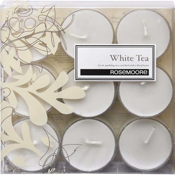 buy Rosemoore Scented Tea Lights White Tea Candles in Delhi,India