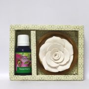 buy Flower Diffuser Gift Set with Rosemary Vaporizer Oil By Mr. Aroma in Delhi,India