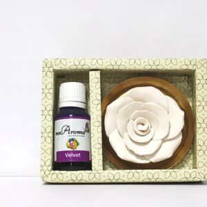 Flower Diffuser Gift Set with Velvet Vaporizer Oil By Mr. Aroma