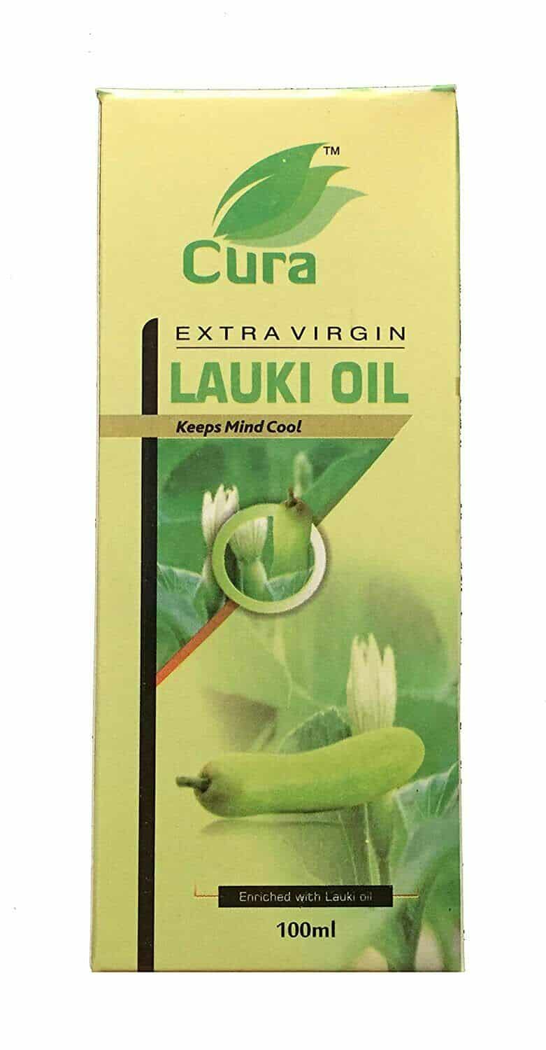Buy Cura Ayurvedic Lauki Oil in Delhi, India at healthwithherbal