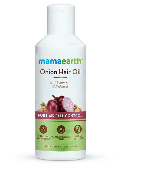 buy Mamaearth Onion Hair Oil with Onion Oil & Redensyl in Delhi,India