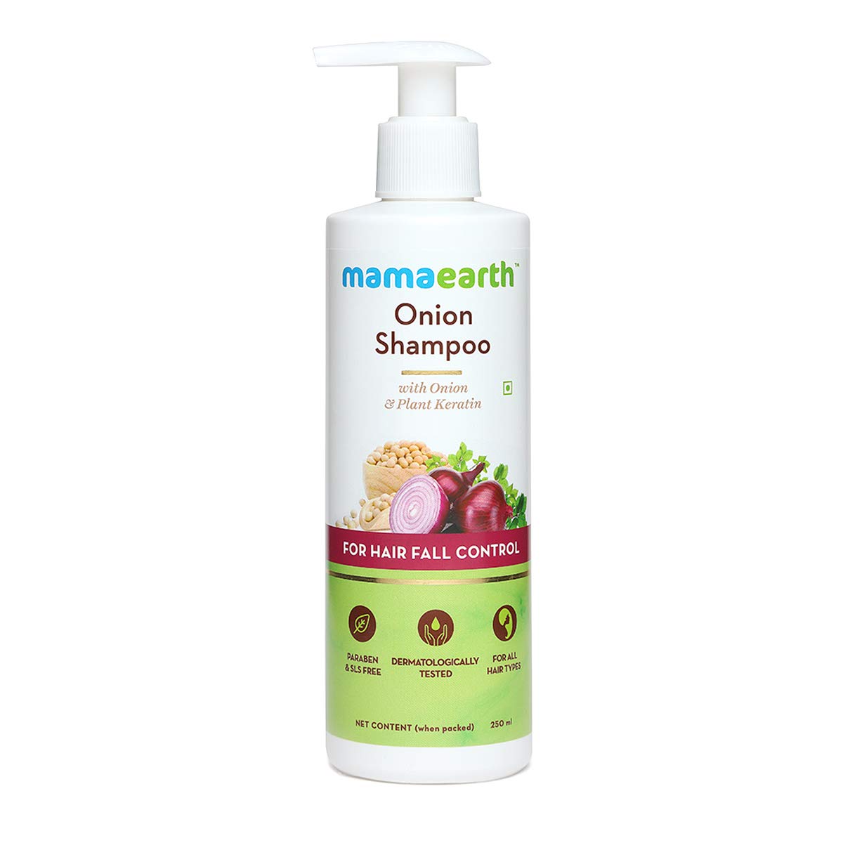 Mamaearth Onion Hair Fall Control Shampoo