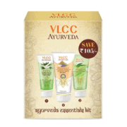 buy VLCC Ayurveda Essentials Kit (Face Wash + Face Pack + Alo Vera Gel) in Delhi,India