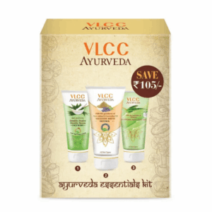 VLCC Ayurveda Essentials Kit (Face Wash + Face Pack + Alo Vera Gel)