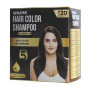 buy Sinjha Natural Brown Hair Color Shampoo (Pouch) in Delhi,India