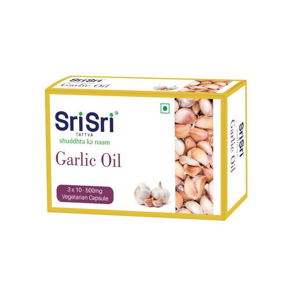 buy Sri Sri Tattva Garlic Oil Veg Capsules in Delhi,India