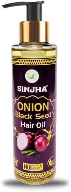 Buy Sinjha Onion Black Seeds Hair Oil in Delhi, India at healthwithherbal