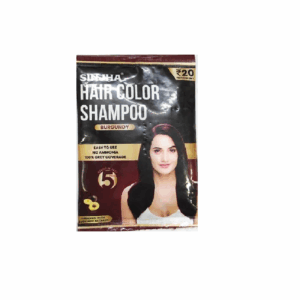 Sinjha Burgundy Hair Color Shampoo ( Pouch )