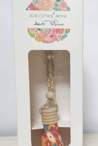 buy Mr. Aroma Rose Cottage Auto Perfume Jasmine Hanging Car Diffuser in Delhi,India