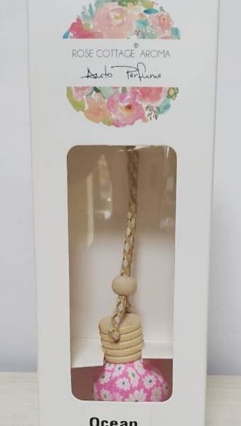 buy Mr. Aroma Rose Cottage Auto Perfume Ocean Hanging Car Diffuser in Delhi,India