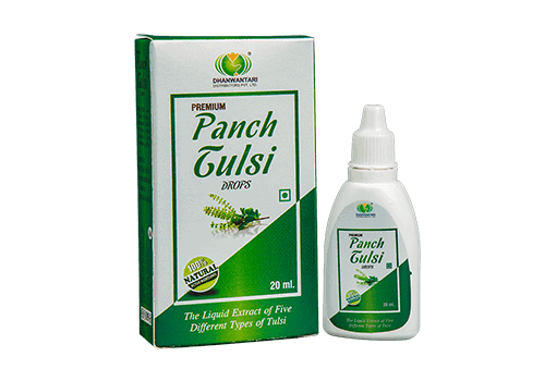 buy Dhanwantari Premium Panch Tulsi Drop in Delhi,India