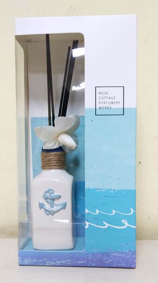 Buy Mr. Aroma Rose Cottage Rose Fragrance Ceramic Flower Reed Diffuser ...