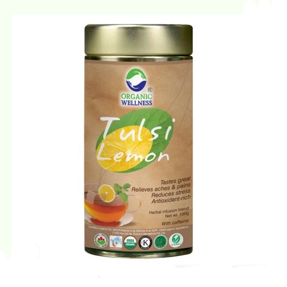 Organic Wellness Tulsi Lemon Tea tin