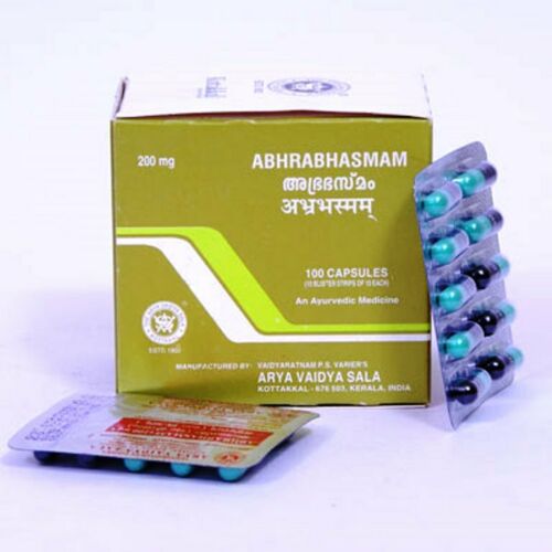 buy Arya Vaidya Sala Kottakkal Ayurvedic Abhrabhasmam Capsules in Delhi,India