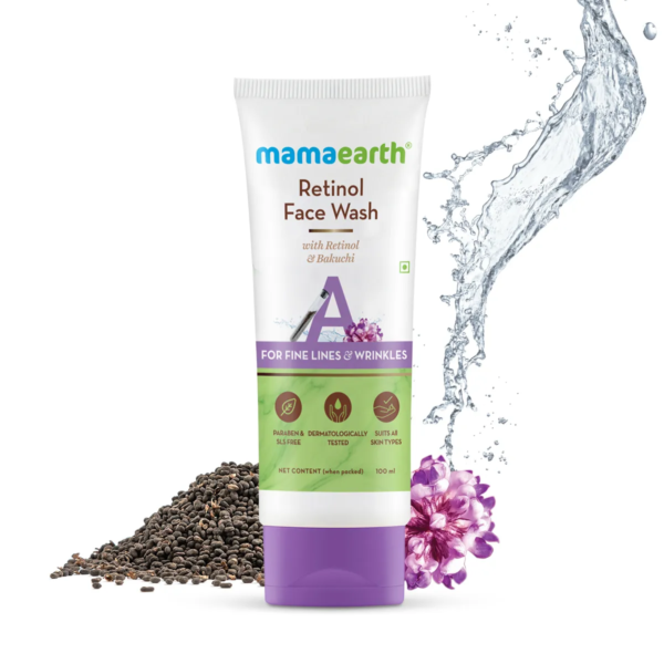 buy Mamaearth Retinol Face Wash with Retinol and Bakuchi in Delhi,India