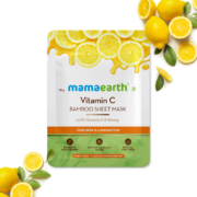 buy Mamaearth Vitamin C Bamboo Sheet Mask in Delhi,India