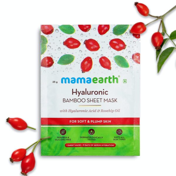 buy Mamaearth Hyaluronic Bamboo Sheet Mask in Delhi,India