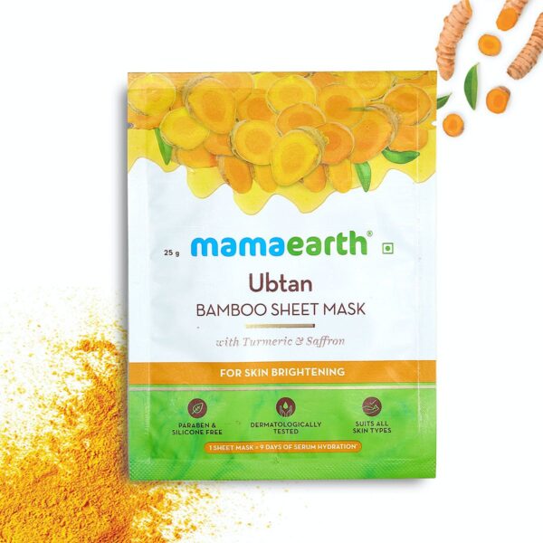 buy Mamaearth Ubtan Bamboo Sheet Mask in Delhi,India