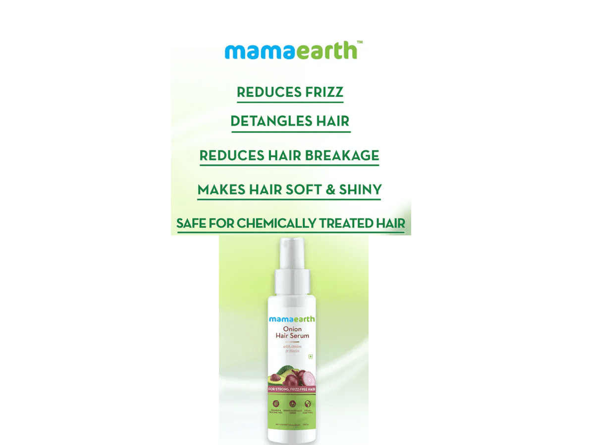 Buy Mamaearth Onion Hair Serum in Delhi, India at healthwithherbal