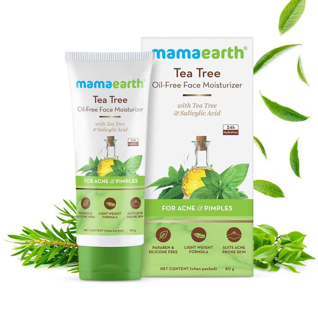 Mamaearth Tea Tree Oil-Free Face Moisturizer