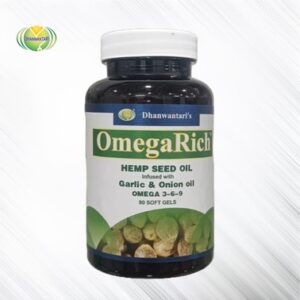 Dhanwantari Omega Rich Hemp Seed Oil Capsules
