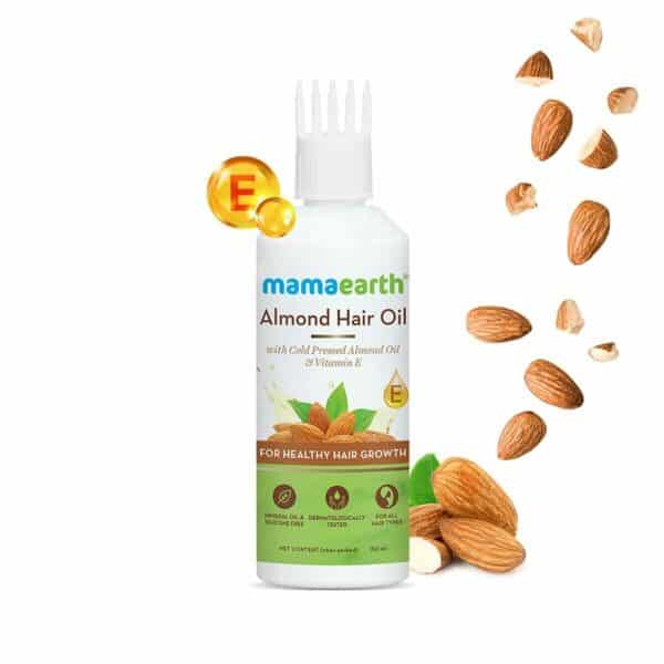 buy Mamaearth Almond Hair Oil in Delhi,India