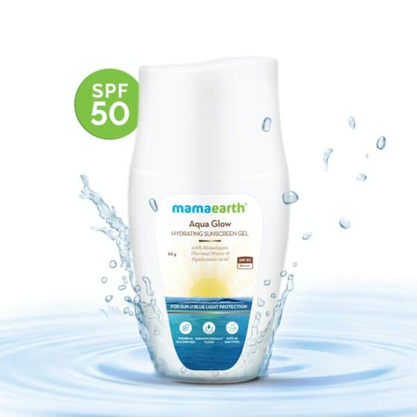 buy Mamaearth Aqua Glow Hydrating Sunscreen Gel in Delhi,India