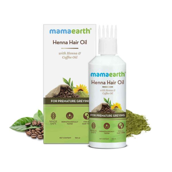 buy Mamaearth Henna Hair Oil in Delhi,India