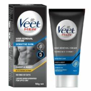 buy Veet Hair Removal Cream for Men Sensitive Skin For Chest & Body 50gm in Delhi,India