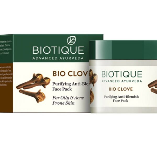 buy Biotique Bio Clove Purifying Anti-Blemish Face Pack in Delhi,India