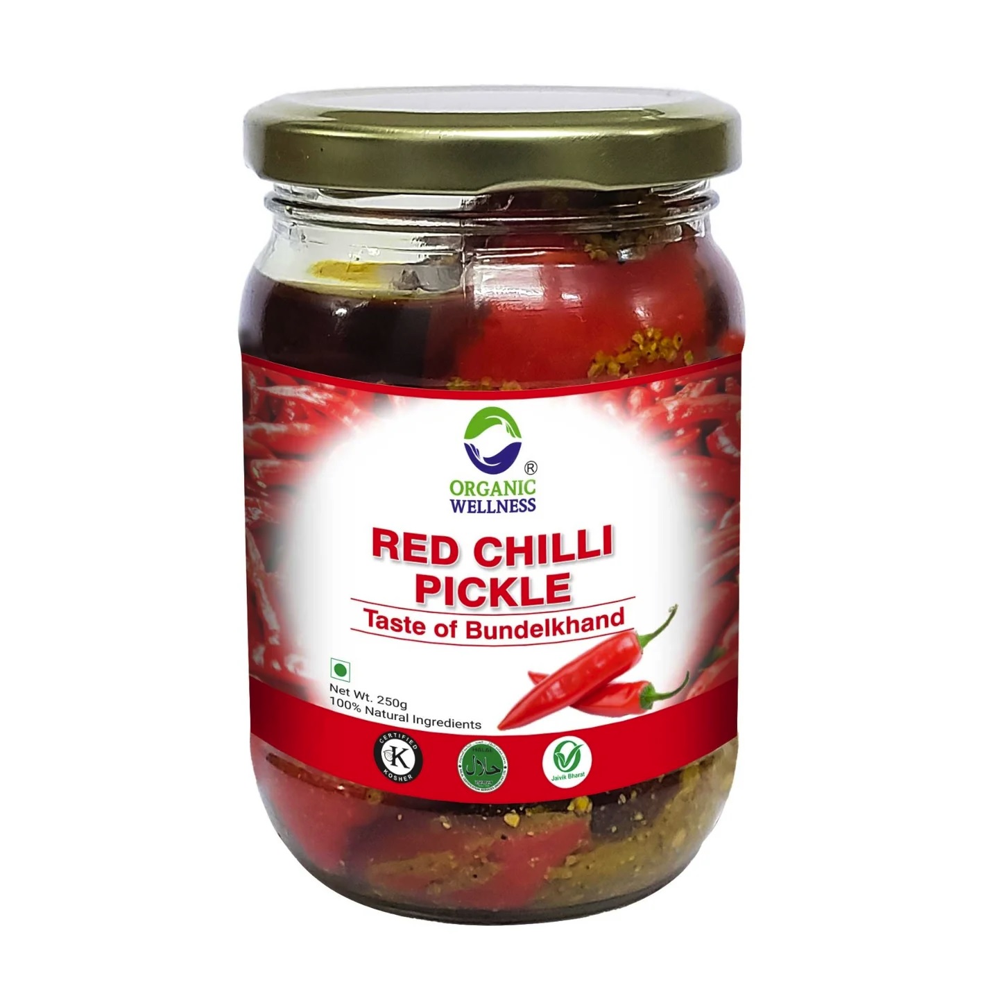 Organic Wellness Red Chilli Pickle