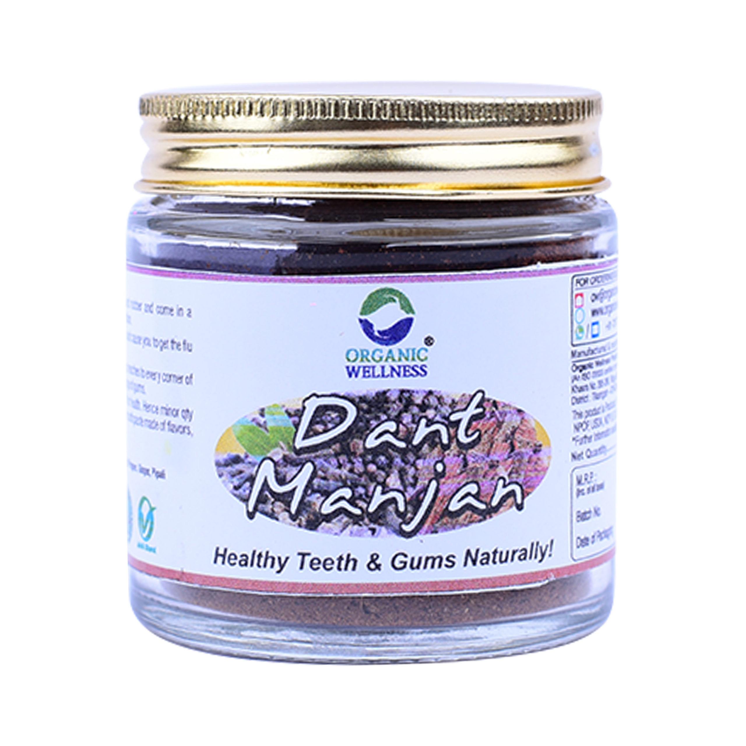 Organic Wellness Dant Manjan Tooth Powder