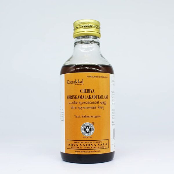 buy Arya vaidya sala Cheriya Bhringamalakadi Tailam in Delhi,India