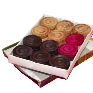 Natraj Wooden Carrommen Coins