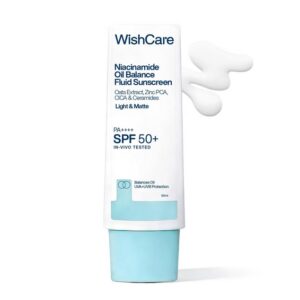 WishCare Niacinamide Oil Balance Fluid Sunscreen