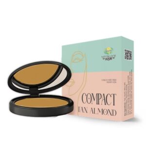 Dhanwantari Almond Compact Press Powder -Tan